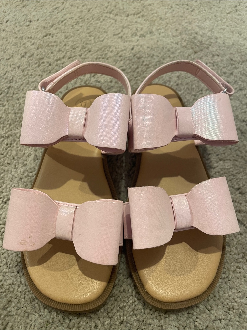 Cat & Jack Pink Bow Sandals